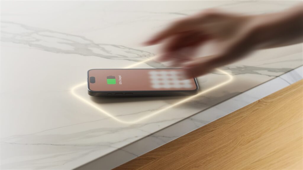 Introducing FreePower: The Wireless Charger Built Right Into Your Countertop